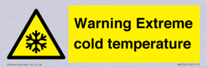 Warning Extreme cold temperature